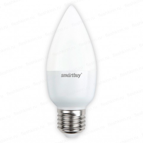 Светодиодная лампа (LED) SmartBuy C37 12W/6000/E27