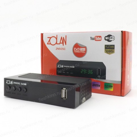Цифровой DVB-T2 ресивер Zolan ZN505C