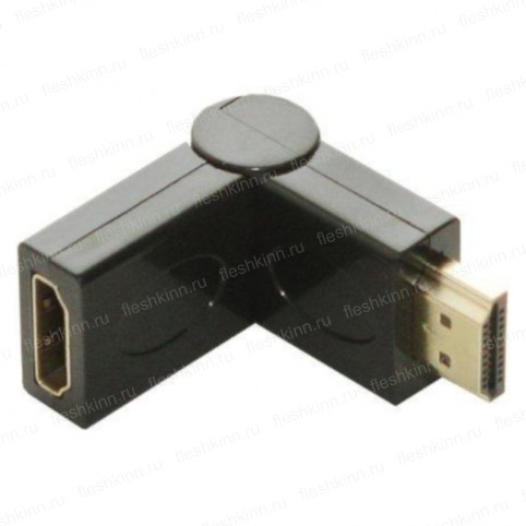 Адаптер HDMI(F) - HDMI(M) NoName 360, чёрный
