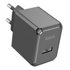 Зарядное устройство Hoco CS11A, чёрный (1xUSB, 2.1A)