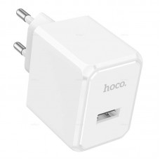 Зарядное устройство Hoco CS11A, белый (1xUSB, 2.1A)