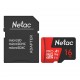Карта памяти Netac P500 Extreme Pro microSDHC 16GB class10 UHS-I A1 + SD адаптер (100)