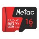 Карта памяти Netac P500 Extreme Pro microSDHC 16GB class10 UHS-I A1 (100)