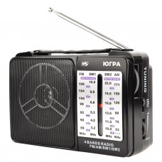 Радиоприёмник VS Югра VS_D1029 (AM/FM/TV/SW1/SW2), чёрный