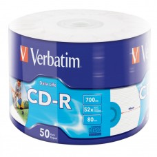 Диск CD-R Verbatim 700MB 52x SP50 Print