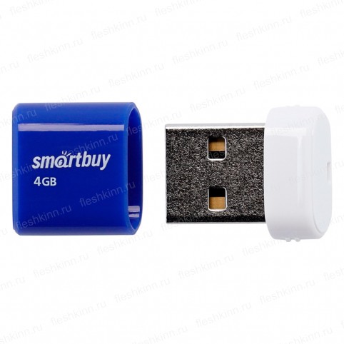 USB накопитель SmartBuy Lara 4GB USB2.0, синий