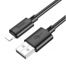 Кабель USB - 8pin Hoco X90 чёрный, 1м