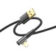 Кабель USB - 8pin Borofone BU39 Rio чёрный, 1.2м