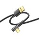 Кабель USB - Type-C Borofone BU39 Rio чёрный, 1.2м