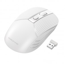 Мышь беспроводная Borofone BG5, белый (USB)