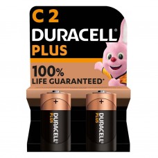 Батарейка Duracell Plus C, LR14 BP2 (20)