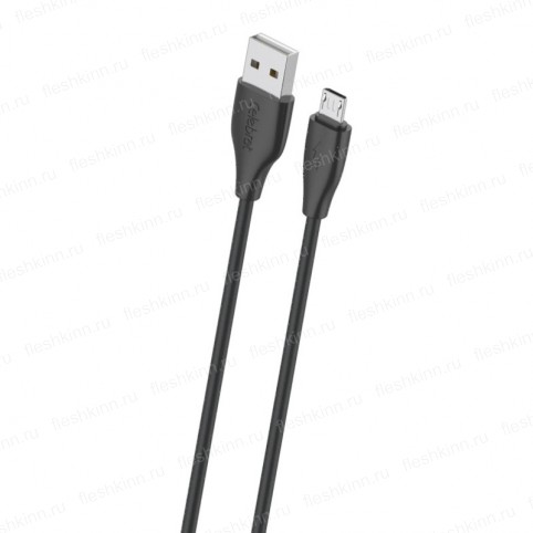 Кабель USB - microUSB Celebrat CB-31M чёрный, 1м