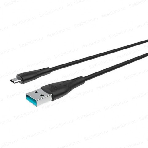 Кабель USB - microUSB Celebrat CB-18M чёрный, 1м