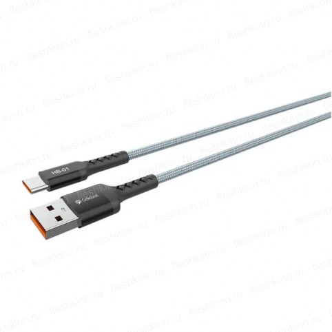 Кабель USB - Type-C Celebrat HB-01 серый, 1м