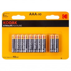 Батарейка Kodak XtraLife AAA, LR03 BP10 8+2 (120)