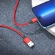 Кабель USB - 8pin Borofone BX87 Sharp красный, 1м