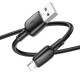 Кабель USB - 8pin Borofone BX93 Super чёрный, 1м