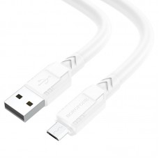 Кабель USB - microUSB Borofone BX81 Goodway белый, 1м