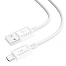 Кабель USB - microUSB Hoco X73 белый, 1м